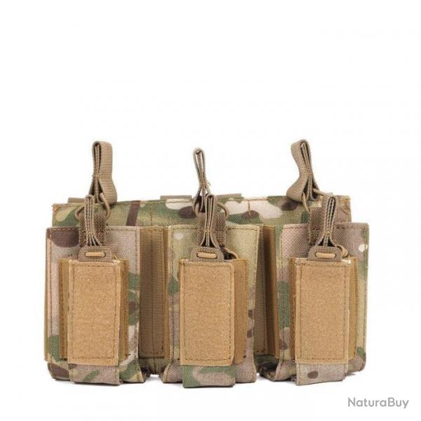 Porte-chargeur Kangourou 3 M14 M16 AK47 - Multicam