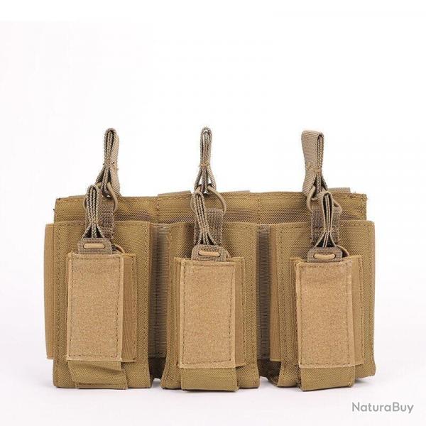 Porte-chargeur Kangourou 3 M14 M16 AK47 - Tan