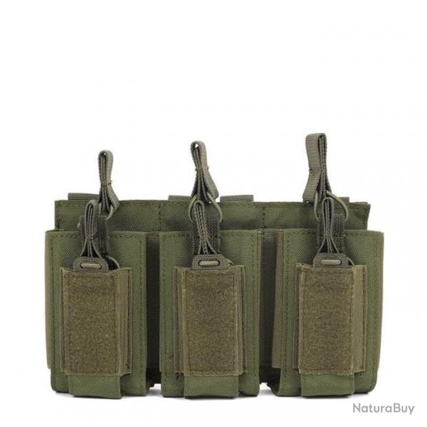 Porte-chargeur Kangourou 3 M14 M16 AK47 - Ranger green