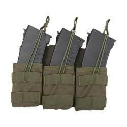 Porte-chargeur triple 7.62 G36 RHS - Vert armée