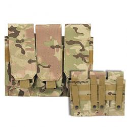 Porte-chargeur triple AK47 M14 Demeysis - Multicam