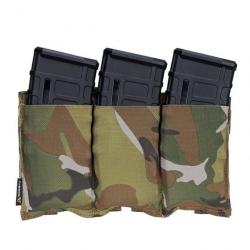 Porte-chargeur triple Fast IDG 5.56 .223 - Multicam