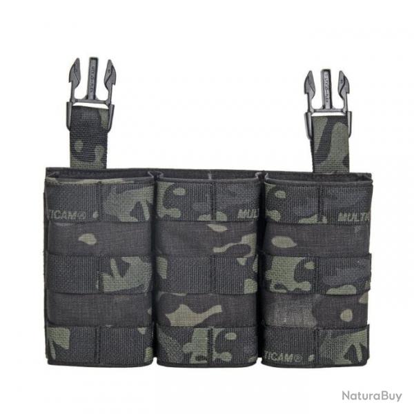 Porte-chargeur triple M4 AK47 - Multicam noir Type1