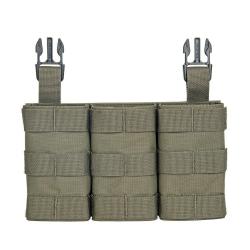 Porte-chargeur triple M4 AK47 - Olive Type1