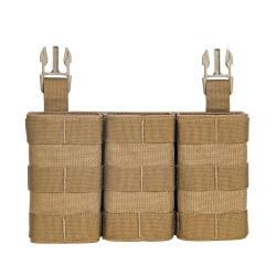 Porte-chargeur triple M4 AK47 - Marron Type1