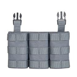 Porte-chargeur triple M4 AK47 - Gris Type1