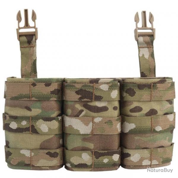 Porte-chargeur triple M4 AK47 - Multicam Type2