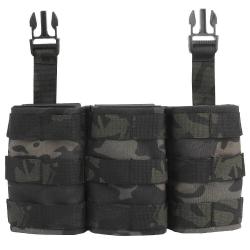 Porte-chargeur triple M4 AK47 - Multicam noir Type2