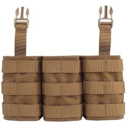 Porte-chargeur triple M4 AK47 - Marron Type2
