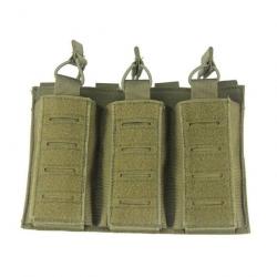 Porte-chargeur triple M4 M14 APS Tactical - Vert OD