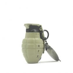 Porte-clé briquet grenade flamme bleue - 819-Light Green