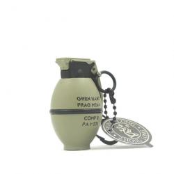 Porte-clé briquet grenade flamme bleue - 820-Light Green