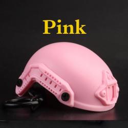 Porte-clé casque Fast ouvre-bouteille - Rose