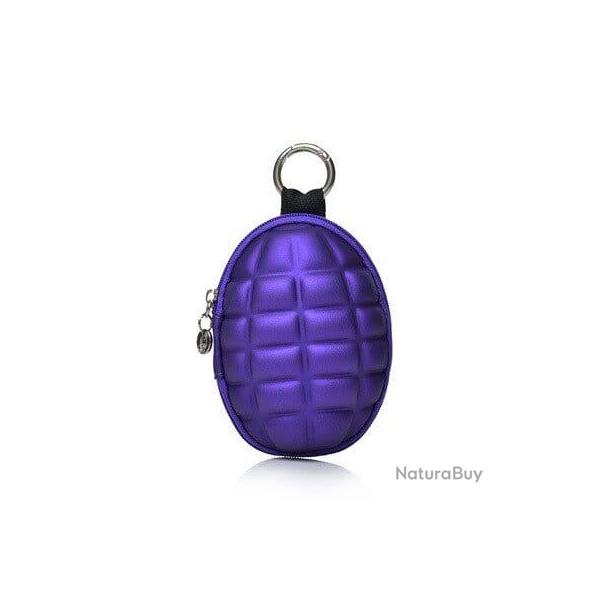 Porte-cl forme grenade PU F029 - Violet