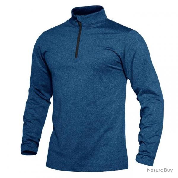 Pull thermique respirant TCvasen - Bleu / S (US XS)