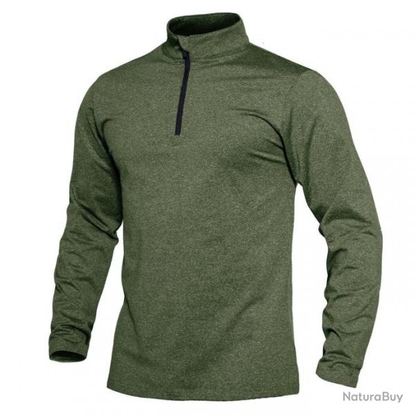 Pull thermique respirant TCvasen - Vert / M (US S)