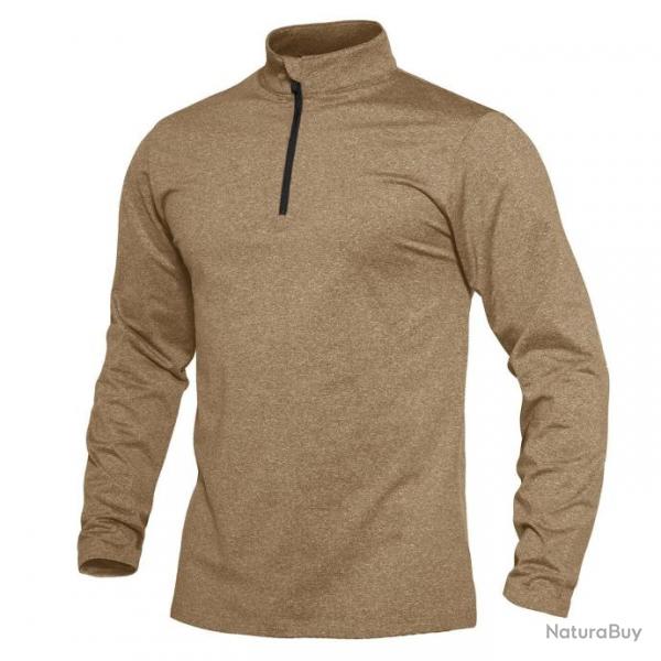 Pull thermique respirant TCvasen - Marron / S (US XS)