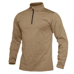 Pull thermique respirant TCvasen - Marron / M (US S)