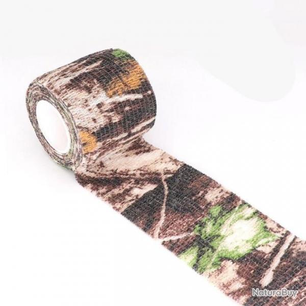 Ruban adhsif camouflage lastique - Bionic camouflage / 2.5cm X 4.5m