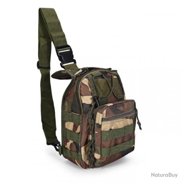 Sac  bandoulire militaire 600D EDC ECS - Woodland