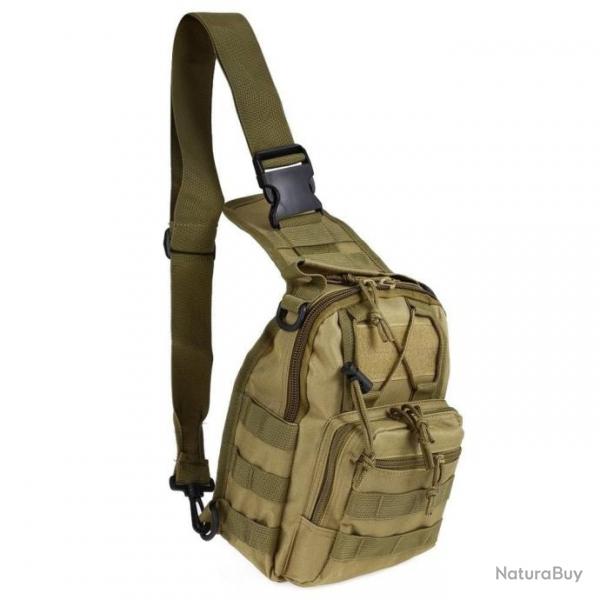 Sac  bandoulire militaire 600D EDC ECS - Tan