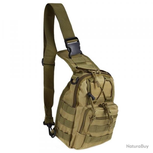 Sac  bandoulire militaire 600D EDC ECS - Tan