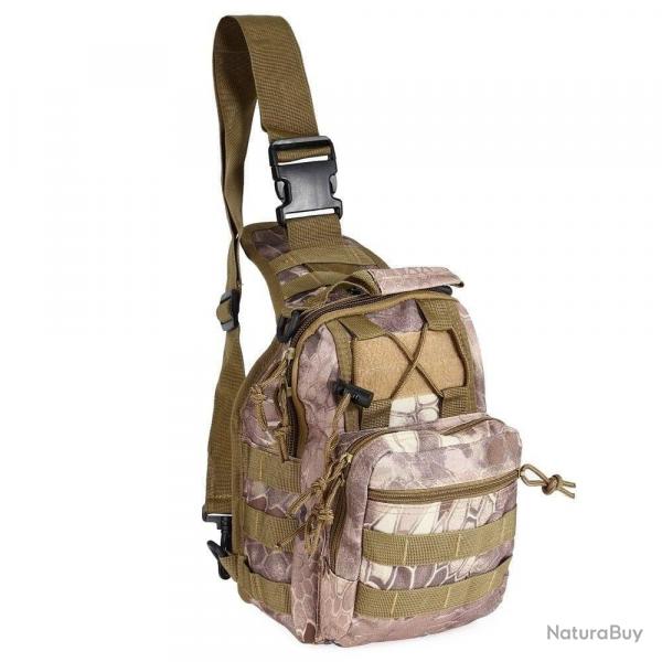 Sac  bandoulire militaire 600D EDC ECS - Desert