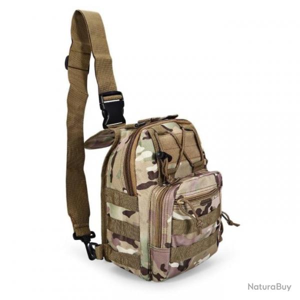 Sac  bandoulire militaire 600D EDC ECS - Multicam