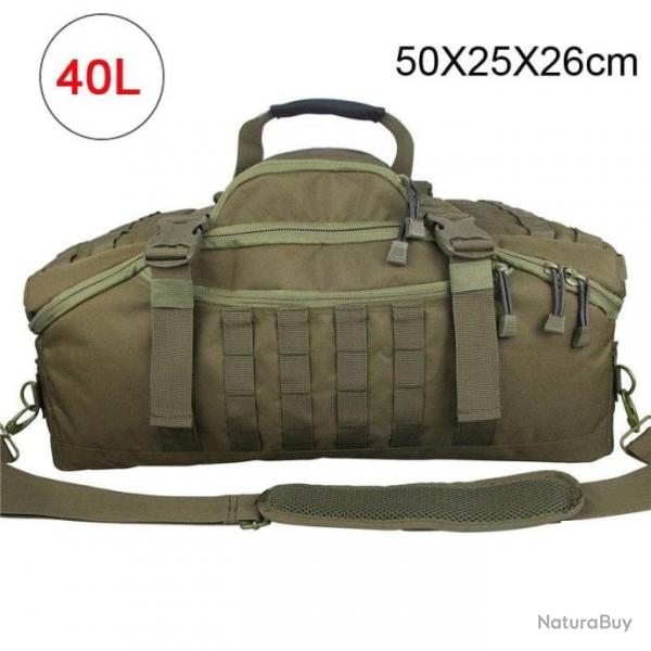 Sac  dos / sac Molle LQArmy 40l 60l 70l - Ranger vert 40L (50 x 25 x 26 cm)