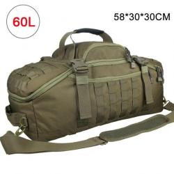 Sac à dos / sac Molle LQArmy 40l 60l 70l - Ranger vert 60L (50*30*30 cm)