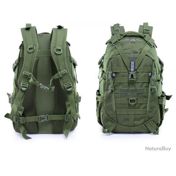 Sac  dos 40l Molle SH5 rflchissant - Vert olive