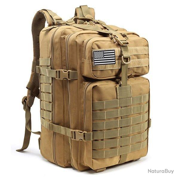 Sac  dos 50L Explorer grande capacit - Tan