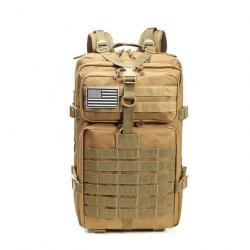 Sac à dos 50L LOS Molle étanche - Tan