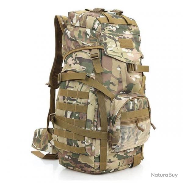 Sac  dos 60L grande capacit Wincent - Multicam