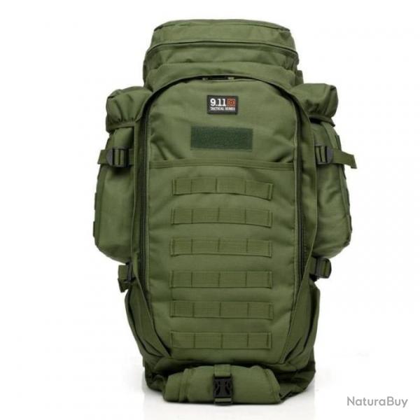 Sac  dos 70L assaut tactique 911 - Vert OD