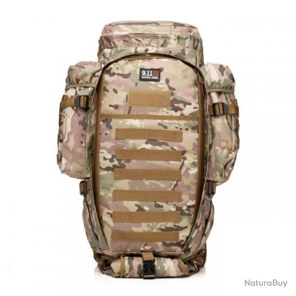 Sac  dos 70L assaut tactique 911 - Multicam