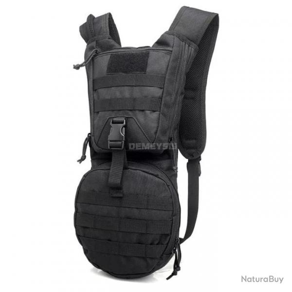 Sac  dos d'hydratation USG Molle + poche - Noir