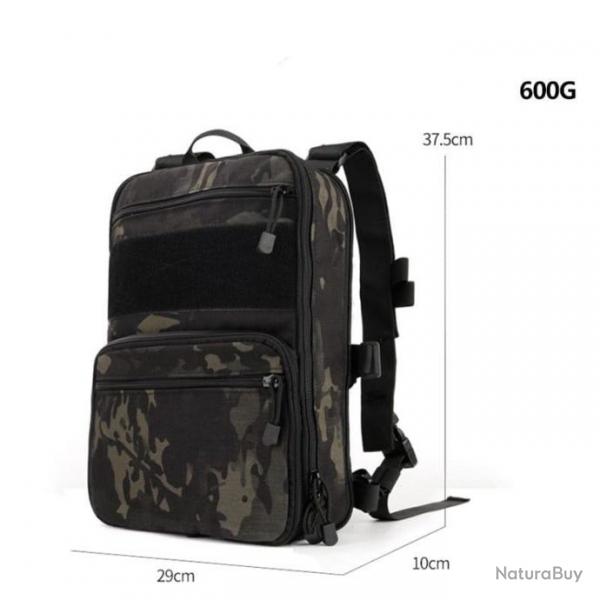 Sac  dos plat militaire Molle IDGear - Multicam noir