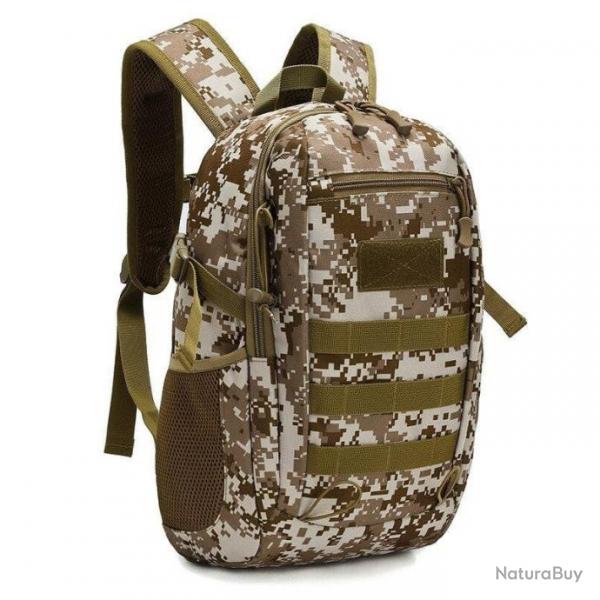 Sac  dos tactique 600D RQS Tactical - Digital Desert