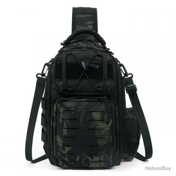 Sac bandoulire Assault DayPack LSR KDM - Multicam noir