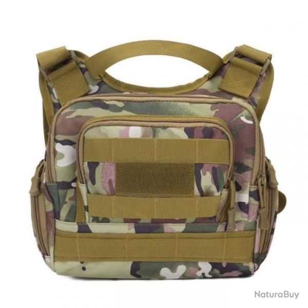 Sac bandoulire militaire Molle VOS XA810 - Camo CP