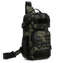 Sac bandoulière réfléchissante BGS EDC 10l - Phyton noir