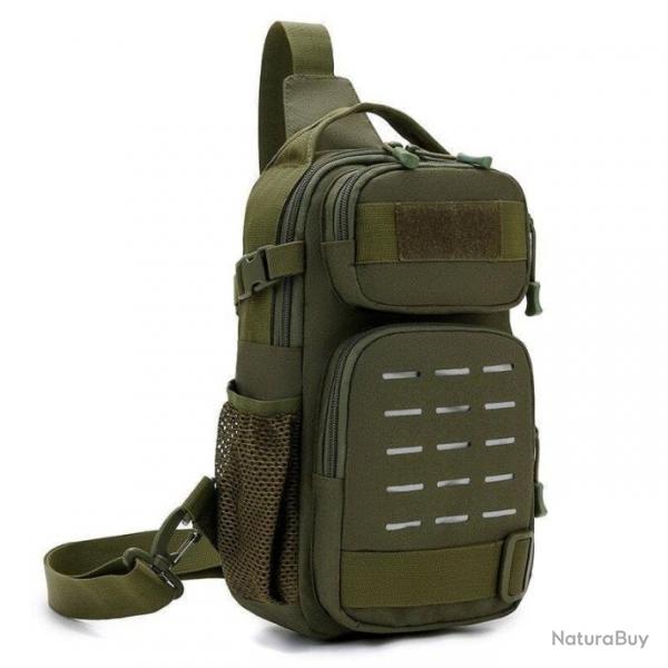 Sac bandoulire rflchissante BGS EDC 10l - Olive