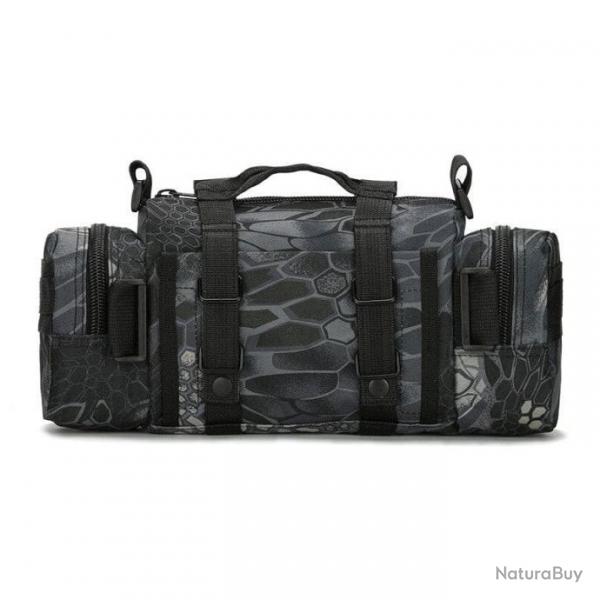 Sac bandoulire Tribal Hawk 6L - Python noir