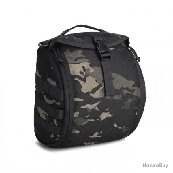 Sac casque tactique SNAirsoft Molle - Multicam noir