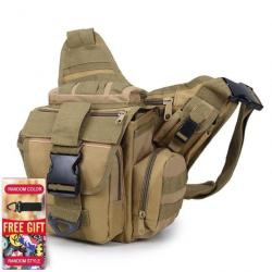 Sac de taille militaire 900D JHD - Tan / Coyote