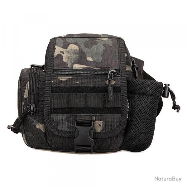 Sac de taille vertical Protection Plus - Multicam noir