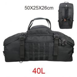 Sac de voyage Military GOS imperméable - 40L Noir