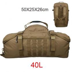 Sac de voyage Military GOS imperméable - 40L Tan