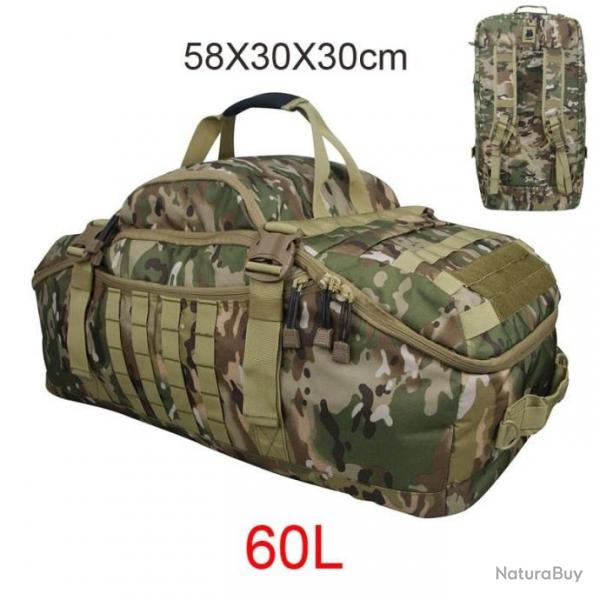 Sac de voyage Military GOS impermable - 60L Multicam